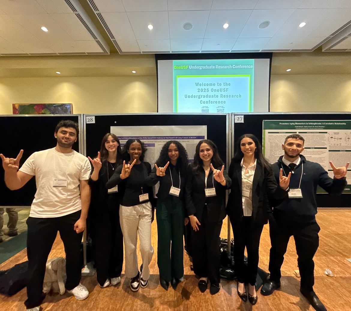 URS team at the 2025 OneUSF Undergraduate Research Conference