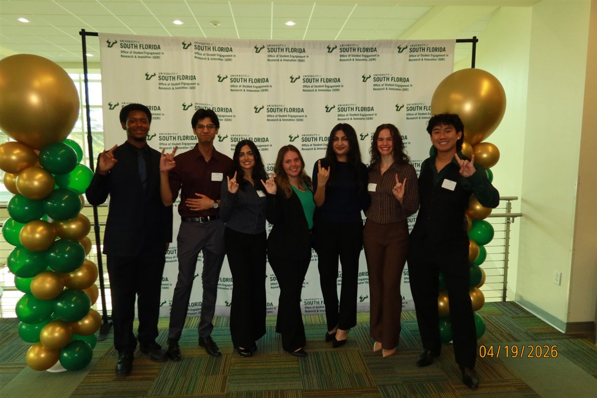 Ethan Vo and the URS team at USF SERI, April 19, 2026