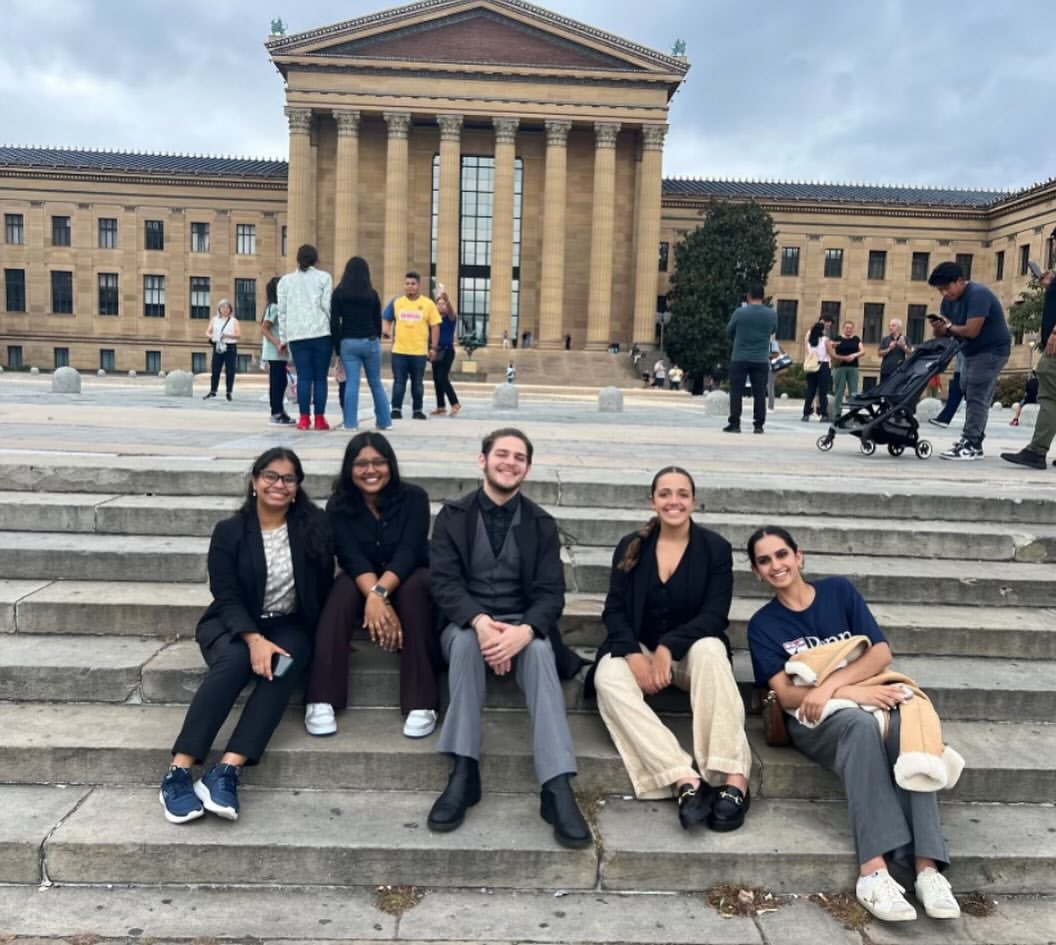 Exploring Philadelphia after presenting